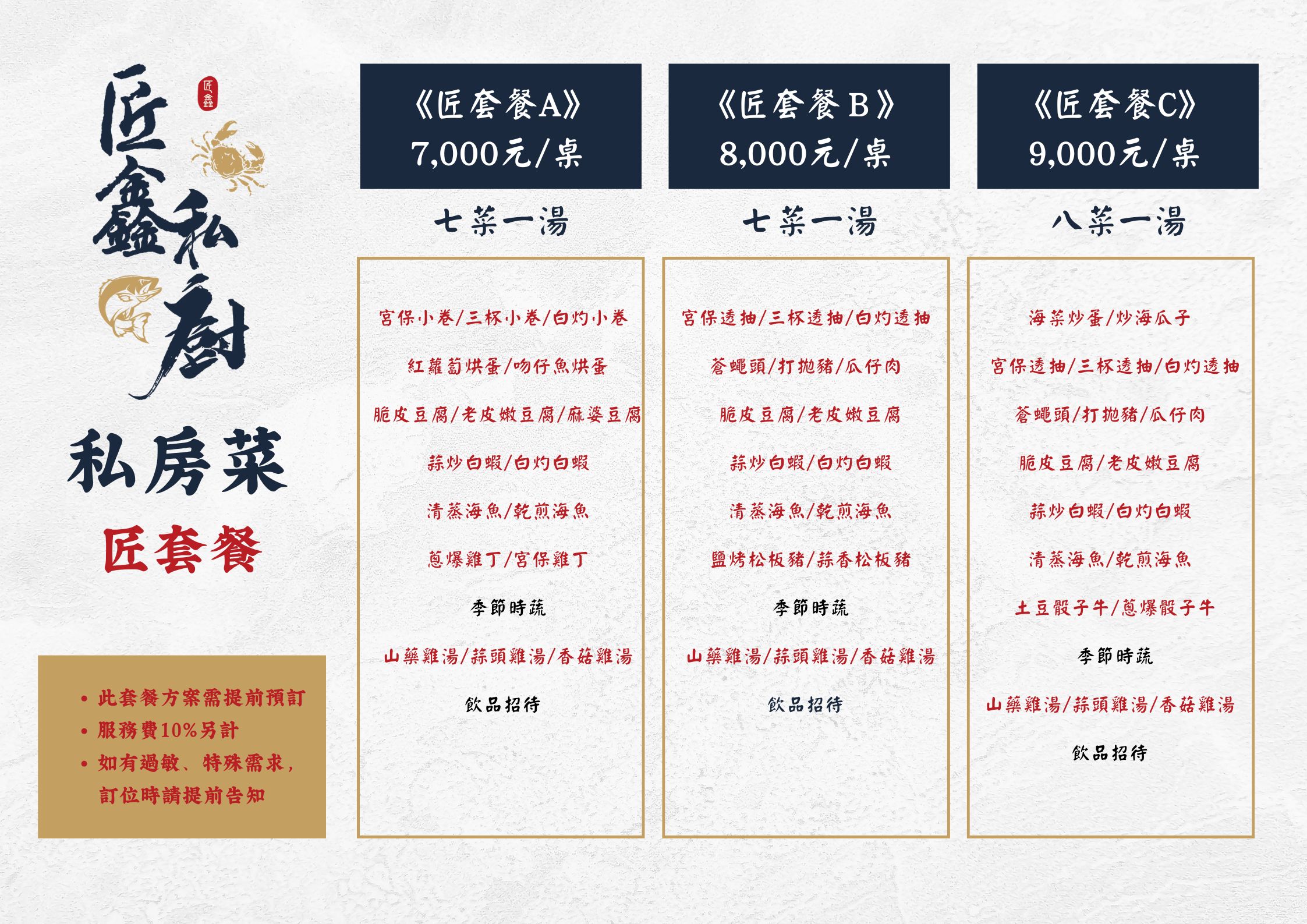 匠套餐